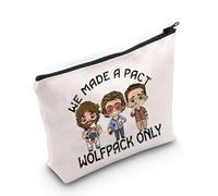 LEVLO Divertida bolsa de maquillaje para cosméticos de Phil & Stu & Alan Fans Gift We Made a Pact Wolf Pack Only Hangover Toiletry Bag Hangover Movie Merch, Wolfpack Only Bag, 0 unidades
