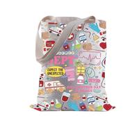 LEVLO ER - Bolsa de mano para enfermera, regalo de enfermera, con texto en inglés "Just Another Day In Triage", para el departamento de emergencias, regalo de la semana de enfermería, Departamento de