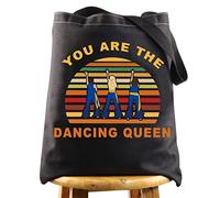 LEVLO Estuche de maquillaje con cremallera "You Are The Dancing Queen" para los fans de Mamma, Dancing Queen Bt, Estuche de maquillaje