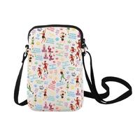 LEVLO Fitness Motivation - Bolsa cruzada para amantes del fitness, bolsa de hombro (bolsa C de fitness)