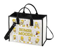 LEVLO Funny Homer Jay - Bolsa de mano para fanáticos de Homer Moods, bolsa de hombro Homer Family Merch, Homer Moods Lt, Medium