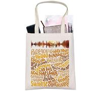 LEVLO In The Heights - Bolsa de lona musical para fans de Usnavi, regalo de Broadway, Bolso musical Heights