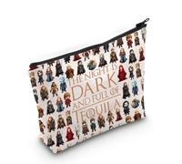 LEVLO Jon Daenerys - Neceser con cremallera para fanáticos de Daenerys, Night is Dark F Bag