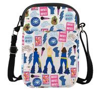 LEVLO Mamma - Bolso cruzado de comedia musical para fanáticos de mamma, regalo con texto en inglés "You Are The Dancing Queen", producto musical, Coloca toda tu cabina, Bolso bandolera