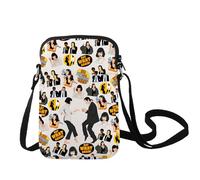 LEVLO Mia Wallace - Bolso cruzado para fanáticos de la película Pulp Dancing Movie Gift Jules & Butch, bolsa de hombro Mia Wallace Merchandise, What Again C Bag