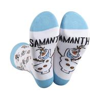 LEVLO Muñeco de nieve Olaf Calcetines Olaf Fans regalo Samantha Olaf Socks Olaf Merchandise, Calcetines de muñeco de nieve, talla única