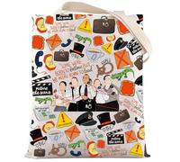 LEVLO Operation Mincemeat - Bolsa de maquillaje musical para fanáticos de Ewen Montagu y Jean Leslie, regalo para fanáticos de Charles Cholmondeley, bolsa de aseo Operation Mincemeat Broadway Merch,