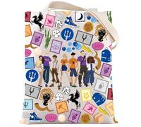 LEVLO Percy & Annabeth Percy Medusa & Zeus - Bolsa de hombro Percy Merch, Bolsa Percy