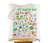 LEVLO Planet Earth Day - Bolsa de hombro para proteger la Tierra, para el Día de la Madre Tierra, regalo de conciencia de la Tierra, Bolso del Día de la Tierra, Medium