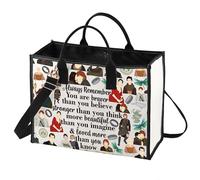 LEVLO Scotland Dragonfly - Bolsa de maquillaje para cosméticos, regalo de película You Are Braver Stronger Smarter Than You Think Merch, Out-lander LT, Bolsa de maquillaje
