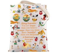 LEVLO The Lion Movie - Bolsa de maquillaje con cremallera para fanáticos del león, regalo para mujeres y niñas, Bolsa Lion F, Bolsa de maquillaje