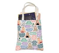 LEVLO VPR - Bolsa de compras inspirada en Reality TV Fans Drama Queen "I am the Devil Don't You Forget It", bolsa de mano para Halloween, hermana, mejor amiga, I Am the Devil, 35cm ( 13.78 inch ) * 38