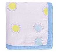 Levoberg Muselina Manta Bebé 6 Capas Gran 120 x120 cm Bambú Algodón Bebé Chica o Baby Boy Mantas, perfecta como dou dou, arrullo, manta para el cochecito