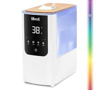 LEVOIT Humidificador para Habitación, Inteligente con Niebla Cálida & Fría a 45h y 40m², Modo Auto, Luz Personalizada, Aromaterapia y Silencioso 26dB para Bebés y plantas,Temporizador, OasisMist 4.5L