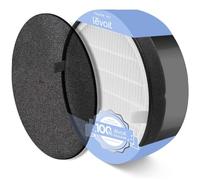 LEVOIT LV-H132-RF - Filtro de repuesto de purificador de aire, juego de filtro auténtico HEPA H13 y filtro de carbón activo, LV-H132-RF (juego de 1 unidad)