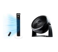 LEVOIT Ventilador de torre silencioso 28 dB con modo de suspensión avanzado y ventilador turbo Honeywell TurboForce