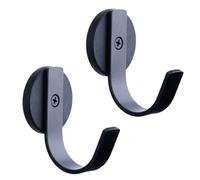 LEVOSHUA Colgador magnético para corona de puerta delantera, gancho de corona para puerta de metal, paquete de 2