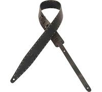 Levy 's Leathers mv417st-blk Stark veg-tan con esbozo de entramado de Metal correa, 1,27 cm