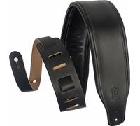 Levy's Amped Leather Correa de guitarra Black