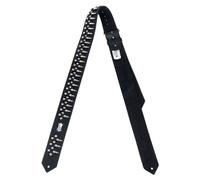 "Levys Leather Strap 2"" BLK Rebel"