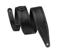 Levy's Leathers 2.5 pulgadas acolchado ropa de cuero negro fases lunares bordado ajustable de 48 pulgadas a 55 pulgadas correa de guitarra (MG317MP-BLK-BLK)