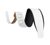 Levy's Leathers 3'' Wide Leather Guitar Strap with Foam Padding and Garment Leather Backing'