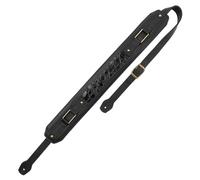 Levy's Leathers Apex Series MCH11APX-BLK - Correa para guitarra (piel, 7,6 cm de ancho), color negro