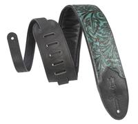 Levy's Leathers - Correa de cuero para guitarra de 7,6 cm de ancho, con acolchado de espuma y respaldo de cuero para prendas de vestir