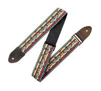 Levy's Leathers - Correa para guitarra (tejido jacquard), diseño vintage de Hootenanny