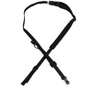 Levy's Leathers M19HOK-BLK - Correa para ukelele de doble gancho para ukeleles barítono, de concierto y soprano, color negro