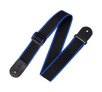 Levy's Leathers M8POLY-BKB - Correa para guitarra acústica de polopropyleno, color azul y negro