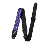 Levy's Leathers MPRH-18 - Correa de guitarra de poliéster unisex para adulto, altura derecha, 2.0 in de ancho, con motivo de rayo, talla única