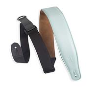 Levy's MRHGS-AQU Correas Para Guitarras Right Height Garment Leather Suede Backing Padded 2 1/2" - Aqua