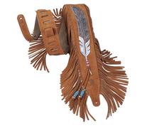 Levys Suede Fringed Strap