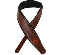 "Levys Pad. Garm. Leather Strap 3""BRN"