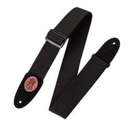 Levy's Signature Cotton 2.5 Standard Correa de guitarra textil Black & Walnut