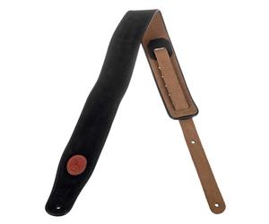 "Levys Piped Suede Strap 2,5"" BK"