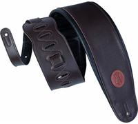 Levy's Leathers MSS2-4-DBR - Correa para guitarra de cuero, color marrón