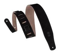 Levys Simply Suede 2" Guitar Strap Black