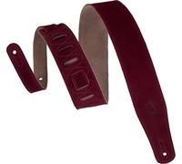 Levy's Simply Suede Correa de guitarra Burgundy