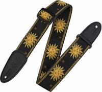 Levy's MPJG-SUN-BLK Correa de guitarra