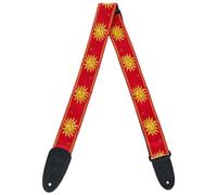 Levys MPJG-SUN-RED Correa de guitarra textil Rojo