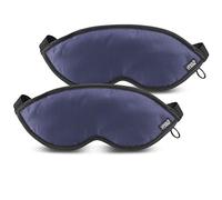 Lewis N. Clark - Antifaz con Correas Ajustables Que bloquea Toda la luz, Azul (Azul) - 505BLUX2-Blue-One Size