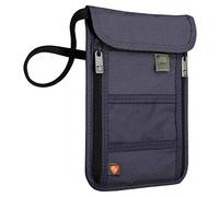 Lewis N. Clark RFID-Blocking Neck Stash Anti-Theft Hidden Wallet, Taupe, One Size