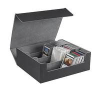 LEWITORS Caja magnética para tarjetas coleccionables para más de 1800 tarjetas, cubierta lateral y superior, caja de almacenamiento con soporte para tarjetas de juego, caja de almacenamiento para