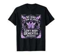 Lewy Body Dementia Awareness My Hero - Cinta Morada Camiseta
