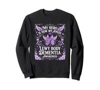 Lewy Body Dementia Awareness My Hero - Cinta Morada Sudadera