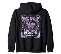 Lewy Body Dementia Awareness My Hero - Cinta Morada Sudadera con Capucha