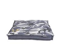 Lex & Max Funda BOXBED Army-Canvas Gris 120X80