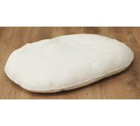 Lex & Max Ovalado Perros Cojín Relleno de - sin Funda - Color: Blanco